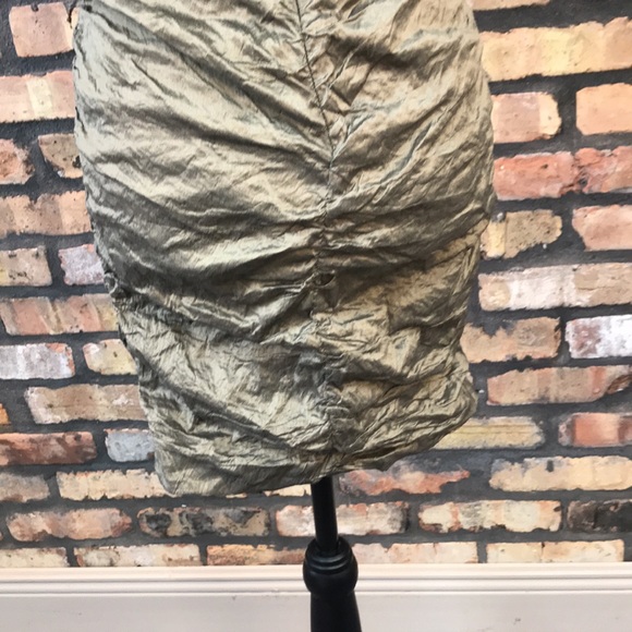 Etcetera Taupe Crinkle Dress - Picture 6 of 7